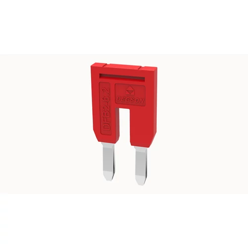 DFB2-8.2-16-00Z(H) Dugaszolható sorkapocs áthidaló Áthidaló távolság: 8.2 mm, piros, 2 pólus
