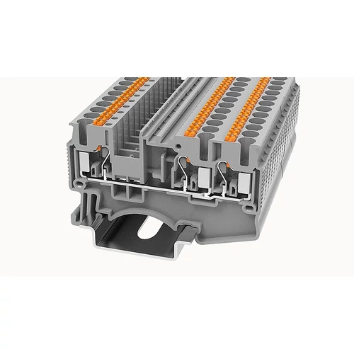 DS2.5-TW-01P-11-00Z(H) Átvezető Sorkapocs, Push-in, 0.2 mm² ...4 mm², 1p. szürke