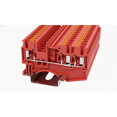 DS2.5-TW-01P-16-00Z(H) Átvezető Sorkapocs, Push-in, 0.2 mm² ...4 mm², 1p. piros