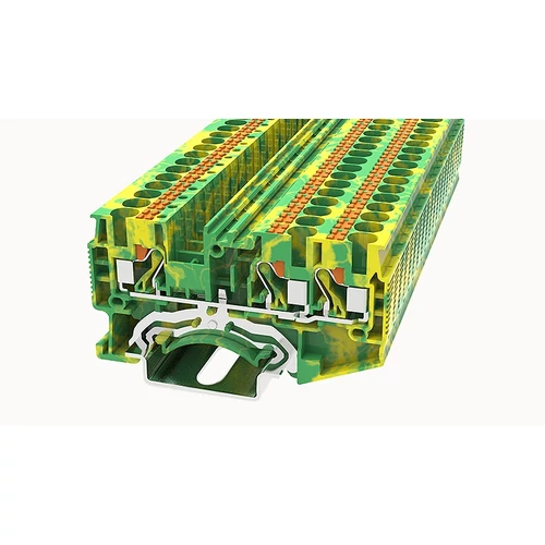 DS4-TW-PE-01P-1C-00Z(H) Védővezető Sorkapocs, Push-in, 0.2 mm² ...6 mm², 1p. zöld-sárga