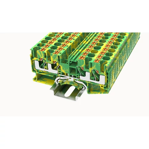 DS6-QU-PE-01P-1C-00Z(H) Védővezető Sorkapocs, Push-in, 0.5 mm² ...10 mm², 1p. zöld-sárga