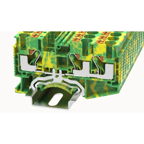 DS6-TW-PE-01P-1C-00Z(H) Védővezető Sorkapocs, Push-in, 0.5 mm² ...10 mm², 1p. zöld-sárga