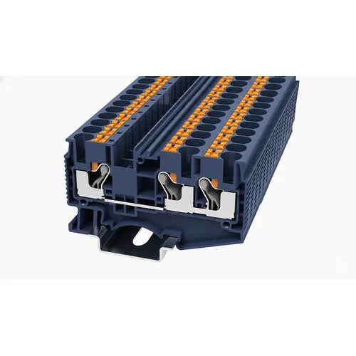 DS6-TW-01P-12-00Z(H) Átvezető Sorkapocs, Push-in, 0.5 mm² ...10 mm², 1p. kék