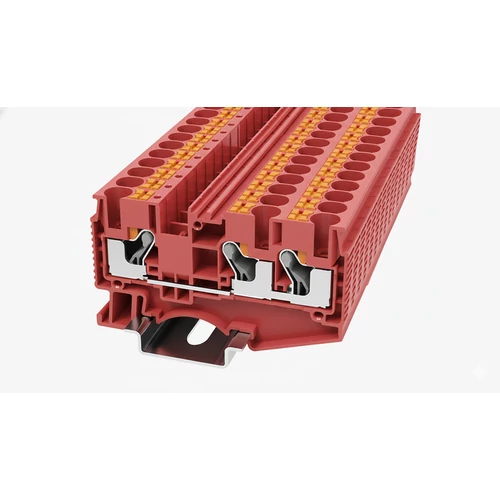 DS6-TW-01P-16-00Z(H) Átvezető Sorkapocs, Push-in, 0.5 mm² ...10 mm², 1p. piros