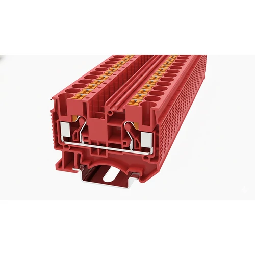 DS6-01P-16-00Z(H) Átvezető Sorkapocs, Push-in, 0.5 mm² ...10 mm², 1p. piros