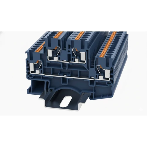 DSKK2.5-01P-12-00Z(H) Átvezető Sorkapocs, Push-in, 0.2 mm² ...4 mm², 1p. kék