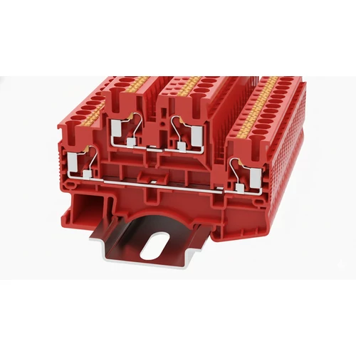 DSKK2.5-01P-16-00Z(H) Átvezető Sorkapocs, Push-in, 0.2 mm² ...4 mm², 1p. piros