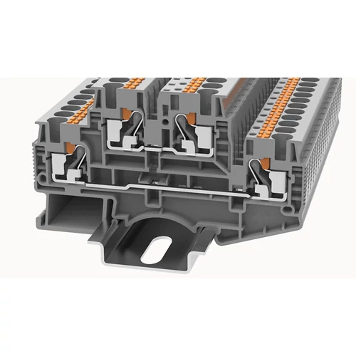 DSKK4-01P-11-00Z(H) Átvezető Sorkapocs, Push-in, 0.2 mm² ...6 mm², 1p. szürke