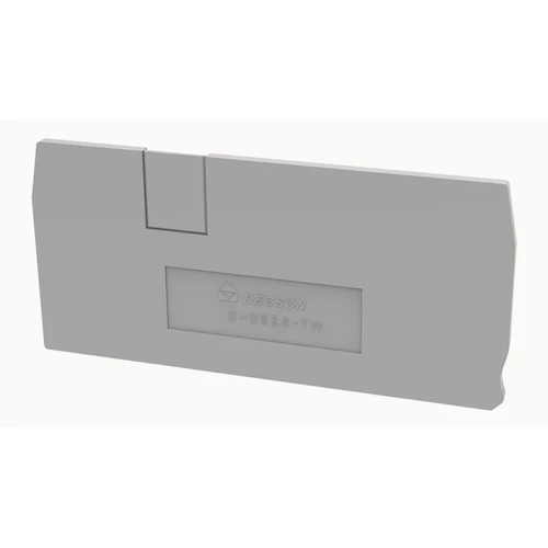 D-DS2.5-TW-01P-11-00Z(H) Lezárófedél szürke Szélesség: 2.2 mm