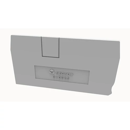 D-DS2.5-01P-11-00Z(H) Lezárófedél szürke Szélesség: 1.5 mm