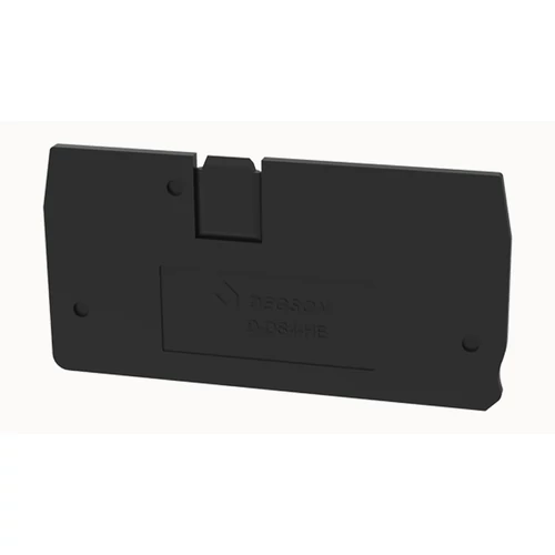 D-DS4-HE-01P-13-00Z(H) Lezárófedél fekete Szélesség: 1.5 mm