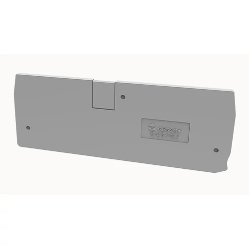 D-DS4-QU-01P-11-00Z(H) Lezárófedél szürke Szélesség: 2.2 mm