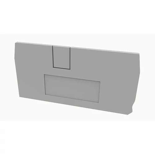 D-DS4-01P-11-00Z(H) Lezárófedél szürke Szélesség: 1.5 mm