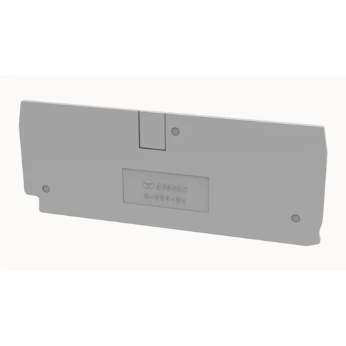 D-DS6-QU-01P-11-00Z(H) Lezárófedél szürke Szélesség: 1.5 mm