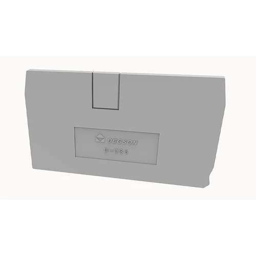 D-DS6-01P-11-00Z(H) Lezárófedél szürke Szélesség: 1.5 mm