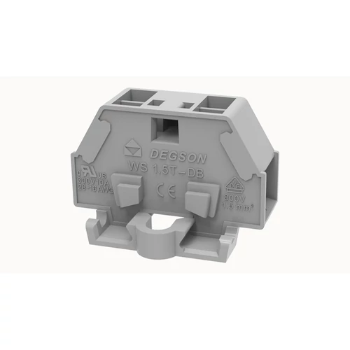 WS1.5T-DB-01P-11-00Z(H) átvezető sorkapocs, rugós  0.2...1.5mm2,  1p,  szürke