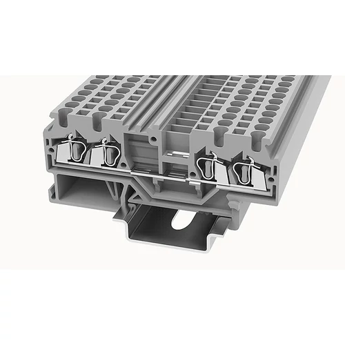 WS2.5-QU-01P-11-00Z(H) Átvezető Sorkapocs, Rugós , 0.2 mm² ...2.5 mm², 1p. szürke