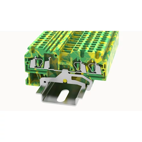 WS2.5-TW-PE-01P-1C-00Z(H) Védővezető Sorkapocs, Rugós , 0.2 mm² ...2.5 mm², 1p. zöld-sárga