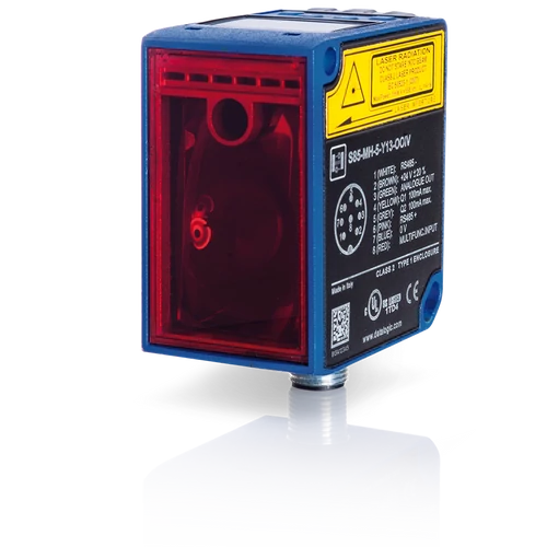 S85-MH-5-Y03-OOV TOF Lézer távolság érzékelő NPN/PNP, 0-10 V Sn: 10m M12 Csatlakozó