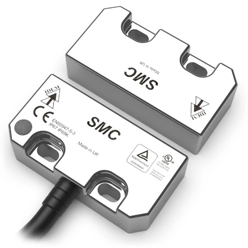 SMC QC M12 8way 2NC 1NO with LED Rozsdamentes Acél Tokozat