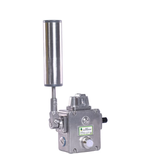 Szállítószalag félrefutás kapcsoló, 50 mm-es görgővel, nagy igénybevételhez, rozsdamentes acél kivitel