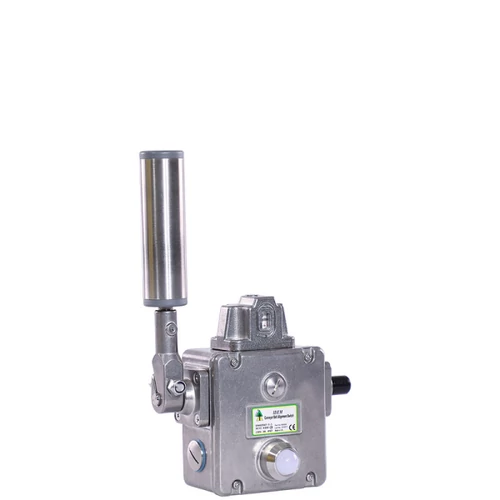 Szállítószalag félrefutás kapcsoló, 35 mm-es görgővel, nagy igénybevételhez, rozsdamentes acél kivitel