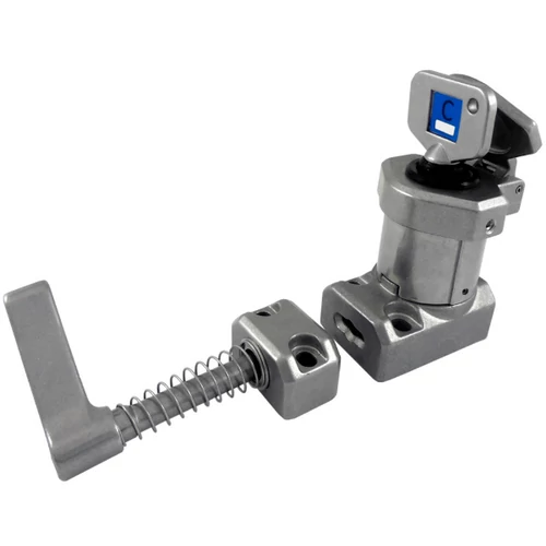 SS-HS karos egykulcsos retesz - csapdázott kulcs (Rozsdamentes acél)