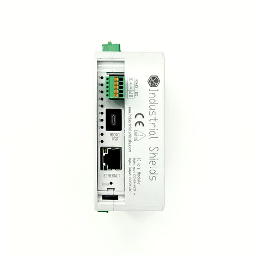 Industrial Shields 10 I/O's Modulo Digital - CPU front