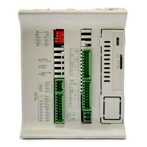 PLC Raspberry 53ARR I/O Analóg/Digitális Ethernet (Raspberry Pi 4B  Included + 8GB pSLC SIM W/Linux)