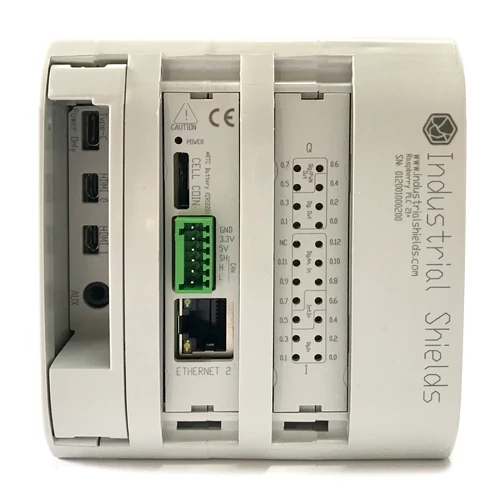 PLC Raspberry 53ARR I/O Analóg/Digitális Ethernet (Raspberry Pi 4B  Included + 8GB pSLC SIM W/Linux)