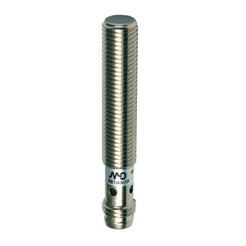 Induktív érzékelő M8 AE1/CP-1F, árnyékolt, Sn.:1,5 mm, PNP NC, M8 csatlakozó