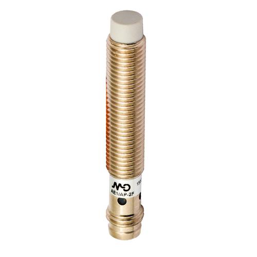 Induktív Érzékelő M8 AE1/CP-2F, nem árnyékolt,  Sn.: 2,5 mm, PNP NC,  M8 csatlakozó
