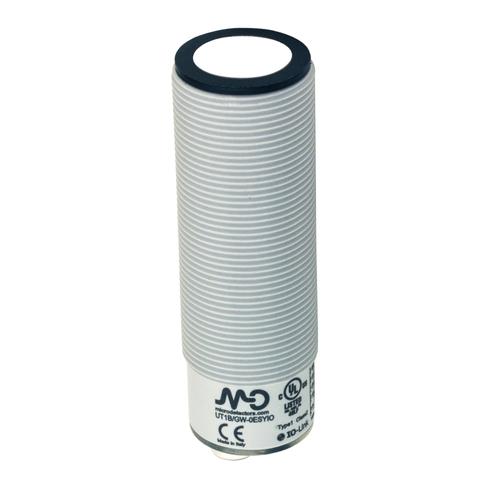 UT1B Ultrahangos érzékelő, 1 x NPN - NO/NC + 4...20 mA  250-3500 mm M12 csatlakozó, műanyag ház, cULus
