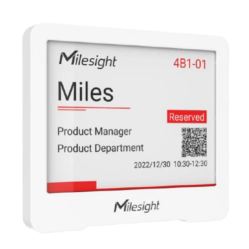 Milesight IoT DS3604 LoRaWAN® Multifunkciós E-ink Kijelző