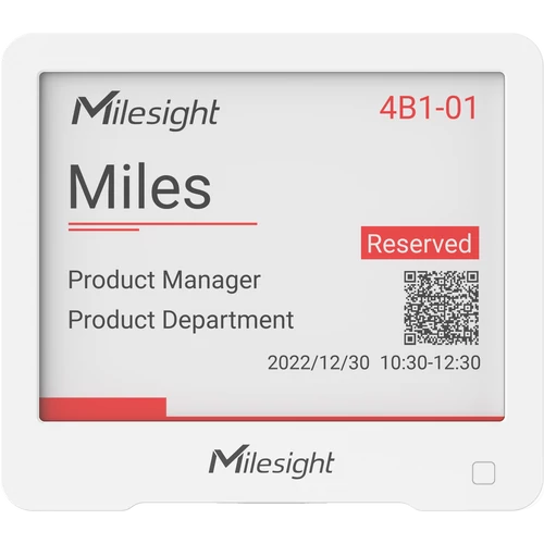 Milesight IoT DS3604 LoRaWAN® Multifunkciós E-ink Kijelző