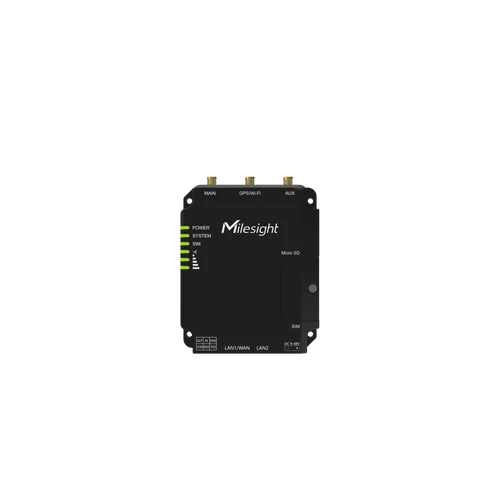 Milesight UR32-L04EU-P-W Ipari Mobilnet Router 4G LTE DUAL SIM WIFI  2xLAN PoE RS232 