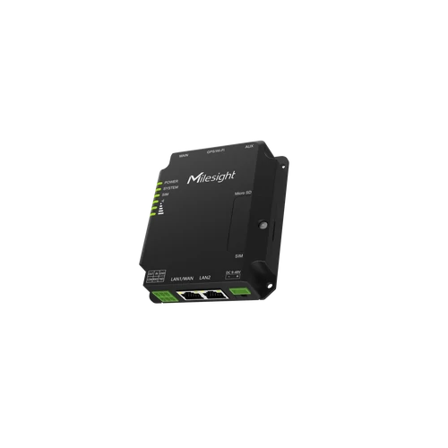 Milesight UR32-L04EU-P-W Ipari Mobilnet Router 4G LTE DUAL SIM WIFI 2xLAN PoE RS232