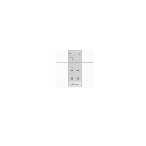 Milesight WS156 LoRaWAN Okos kapcsoló E-ink kijelzővel (6 különböző jelenet vezérlés)