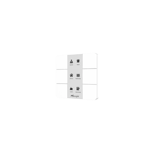 Milesight WS136 LoRaWAN Okos kapcsoló (6 különböző jelenet vezérlés)