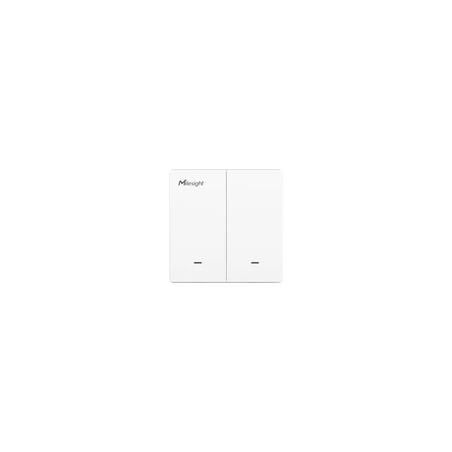 Milesight WS502 LoRaWAN Okos fali kapcsoló (2 kapcsolós)