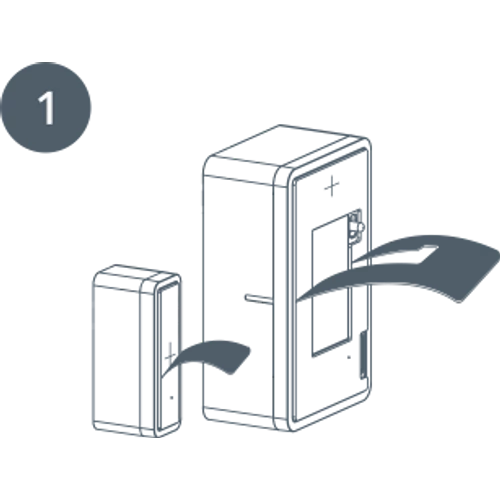 WS301 LoRaWAN®  mágneses ajtónyitás érzékelő 