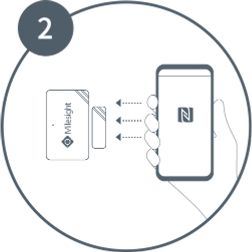 WS301 LoRaWAN®  mágneses ajtónyitás érzékelő 