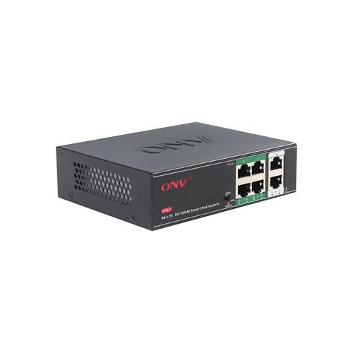 ONV-H1064PSD 10/100M 6 portos intelligens PoE switch
