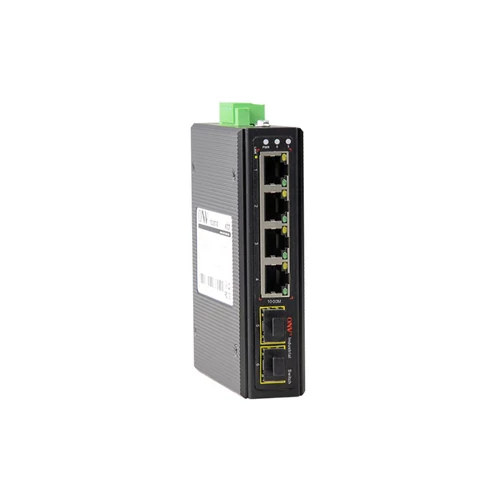 ONV-IPS33064F Ipari Switch 4 x Gigabit Ethernet port és 2 x SFP port  | Integrált DIN rögzítés