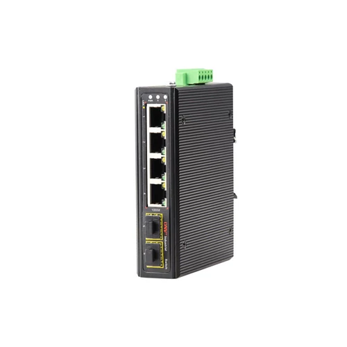 ONV-IPS33064F Ipari Switch 4 x Gigabit Ethernet port és 2 x SFP port | Integrált DIN rögzítés