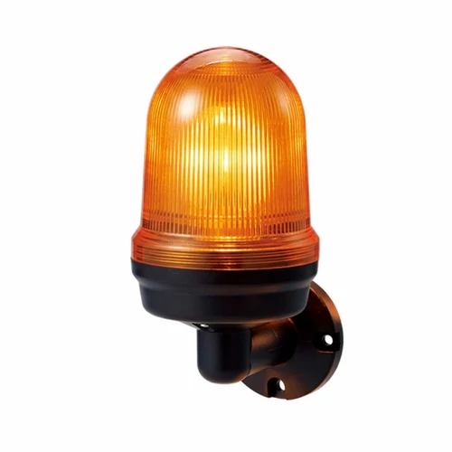 Q100LW LED Fényjelző, állandó/villogó narancssáárga DC12-24V, IP65 