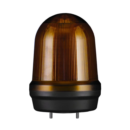 MFL125 LED Multifunkciós fényjelző, állandó/villogó/stroboszkóp/forgó fény narancssárga DC12-24V, IP65