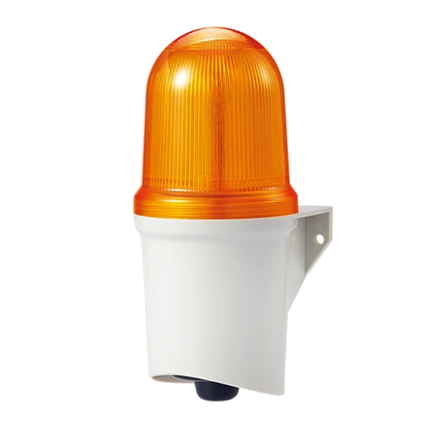 QAD100BZ-110/220-A Falra Szerelhető Fény és Hangjelző - Narancssárga - 110-230-VAC