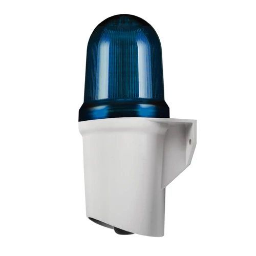 QAD100BZ-110/220-B Falra Szerelhető Fény és Hangjelző - Kék - 110-230-VAC