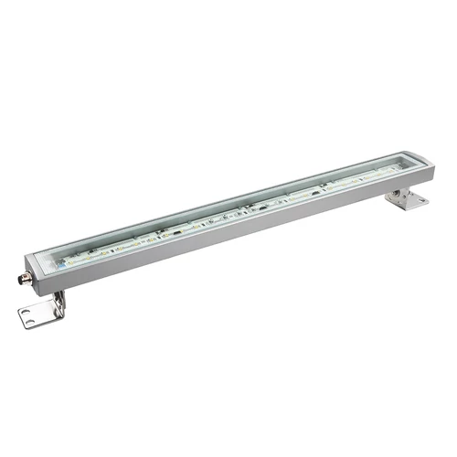 Qlight QMFLN LED ipari géplámpa 400mm 24VDC 20W IP67 / IP69K áttetsző 